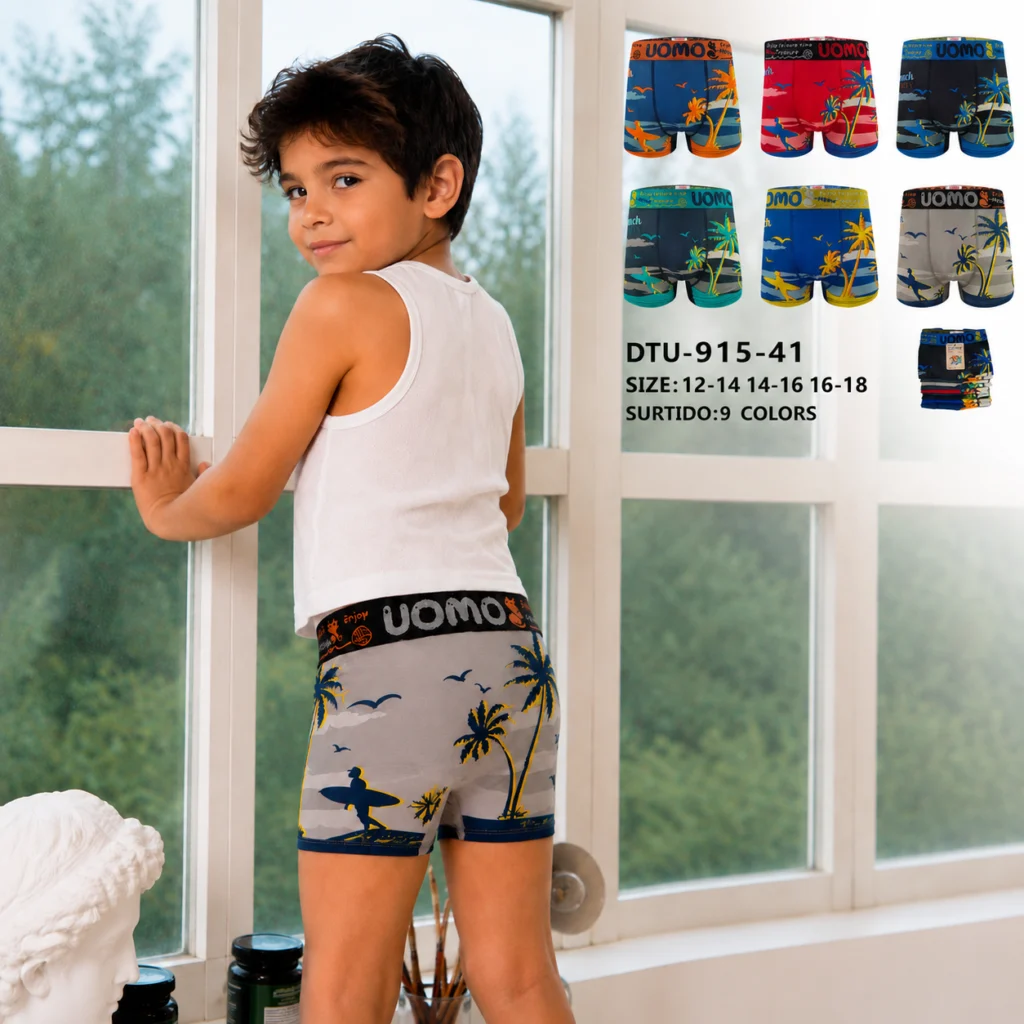 Cuecas infantis para meninos fabricadas pela SHENGDAN