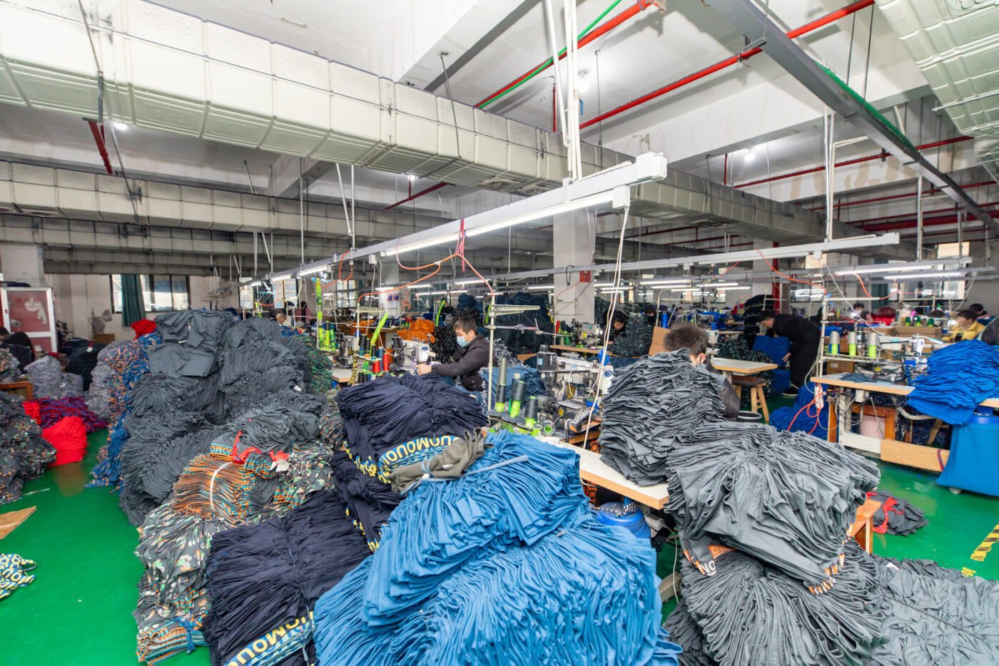 TENSUNG flexible underwear sewing production floor
