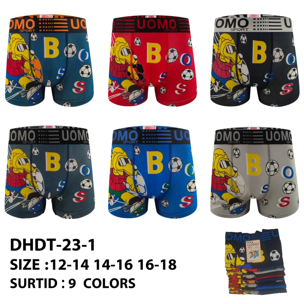 Boys’ printed boxer brief multipack