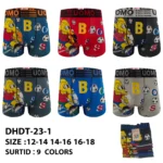 Boys' printed boxer brief multipack