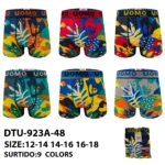 Boys' colour print assortment