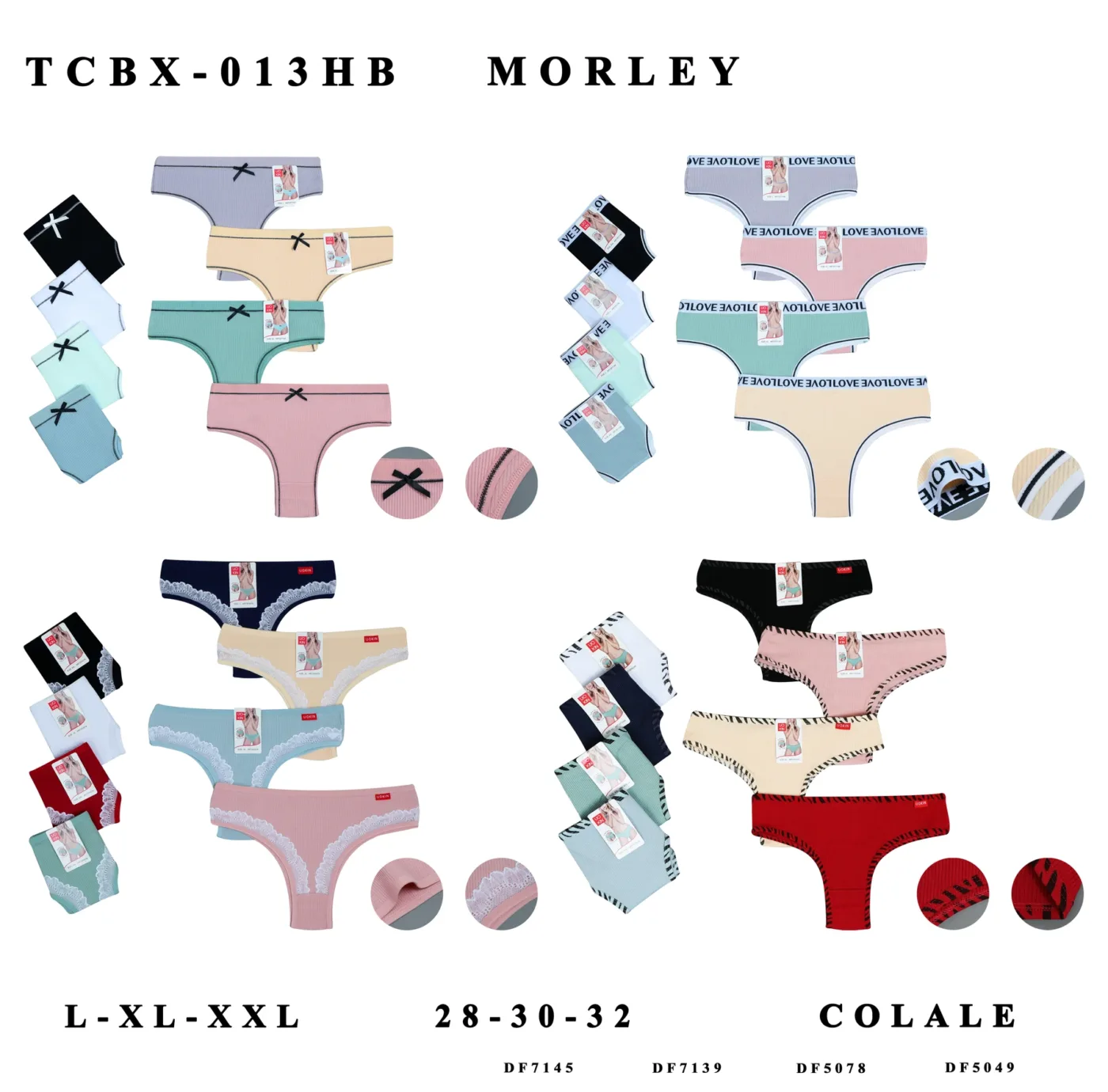 Women's brief assortment — style TCBX-013HB