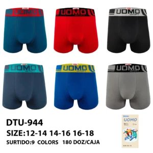 Boys’ UOMO SPORT jacquard boxer brief