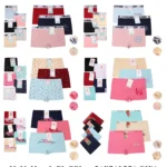 Teen girls' cotton boyshort assortment