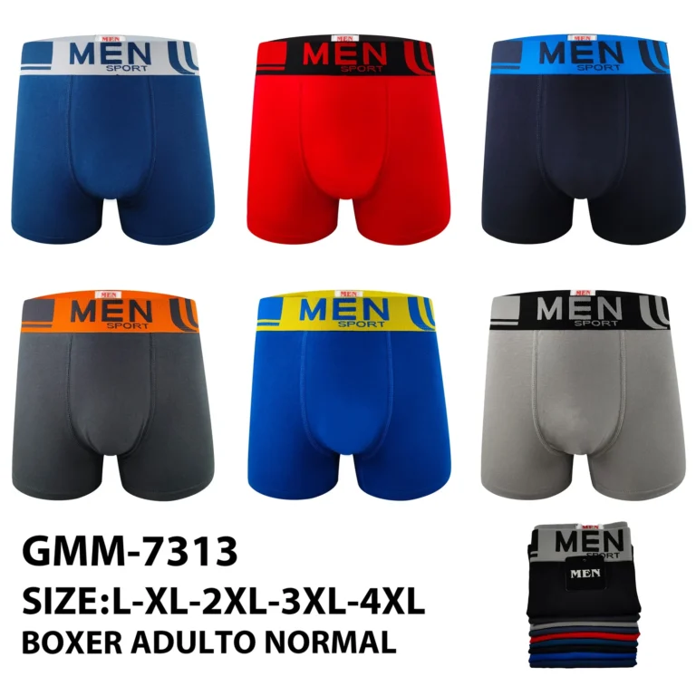 Stock colourways of the mEN SPORT jacquard-band cotton boxer brief GMM-7313