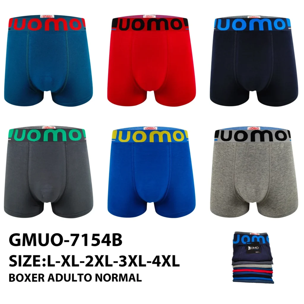 Stock colourways of the lowercase uomo jacquard boxer brief GMUO-7154B