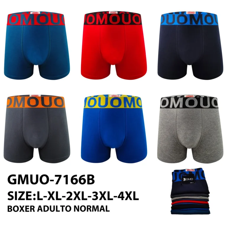Stock colourways of the oversized UOMO letter-band boxer brief GMUO-7166B
