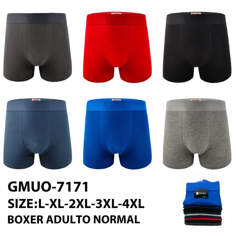 Stock colourways of the self-colour waistband plain boxer brief GMUO-7171