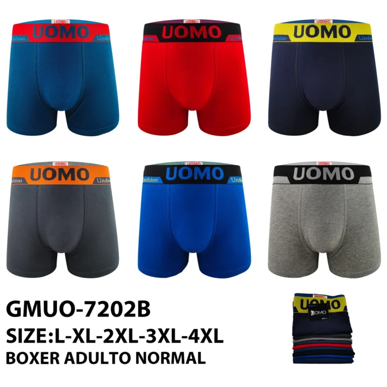 Stock colourways of the bold UOMO Underfashion jacquard boxer brief GMUO-7202B