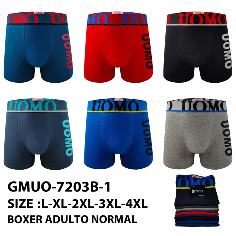 Stock colourways of the serif UOMO band side-print boxer brief GMUO-7203B-1