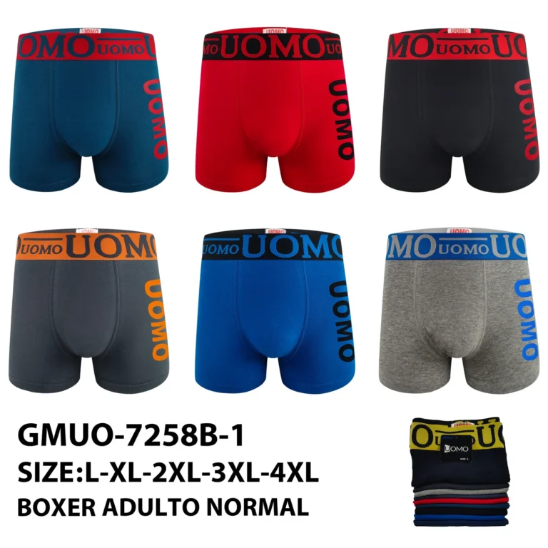 Stock colourways of the serif UOMO uomo band side-print boxer brief GMUO-7258B-1