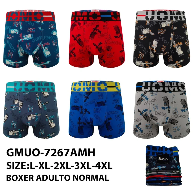Stock colourways of the new york never sleeps print boxer brief GMUO-7267AMH