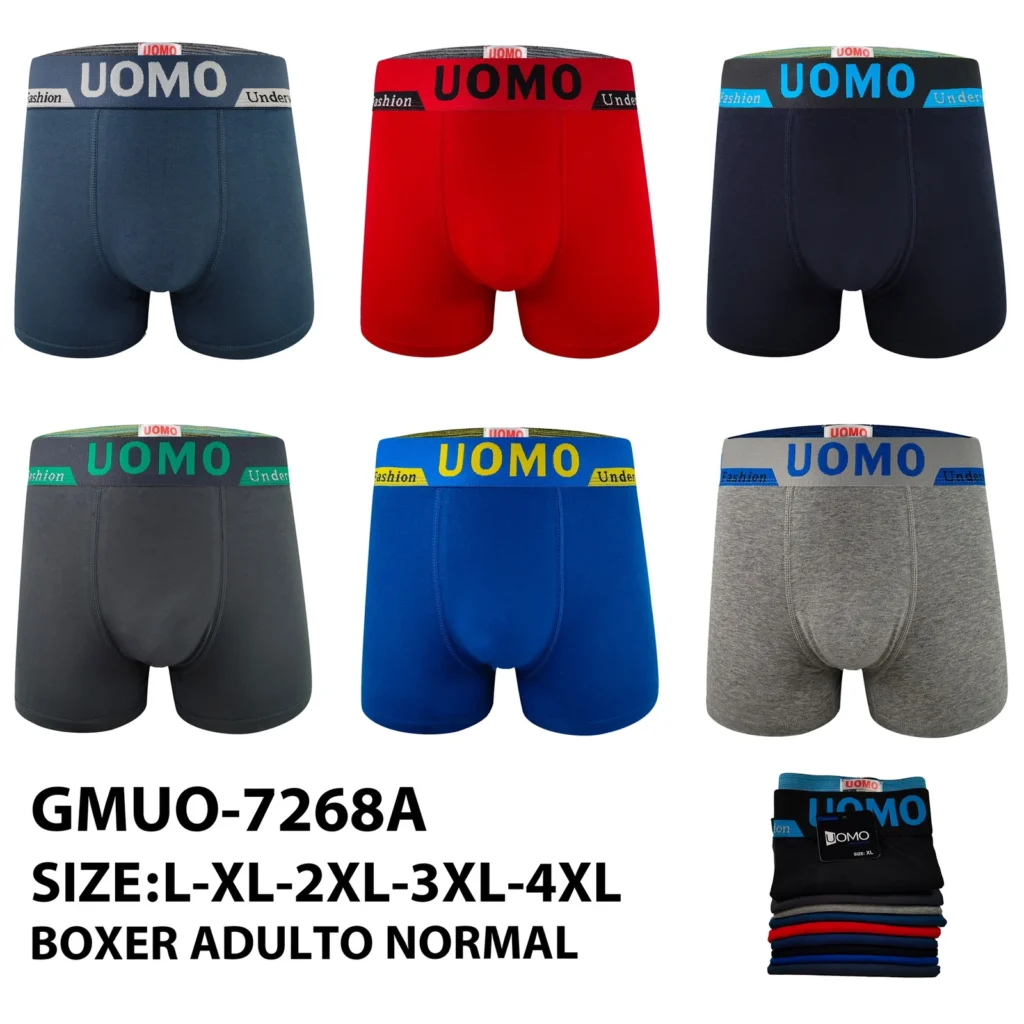 Stock colourways of the fashion UOMO Under band boxer brief GMUO-7268A