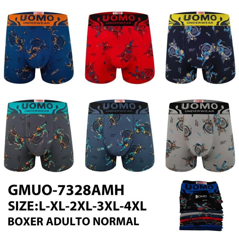 Stock colourways of the motocross stunt rider print boxer brief GMUO-7328AMH