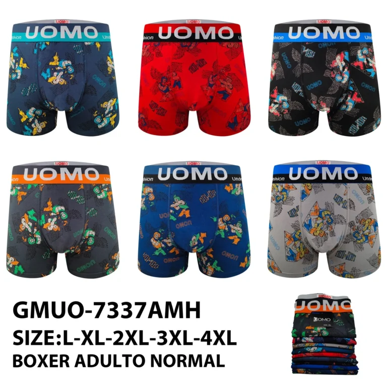 Stock colourways of the winged warrior comic print boxer brief GMUO-7337AMH