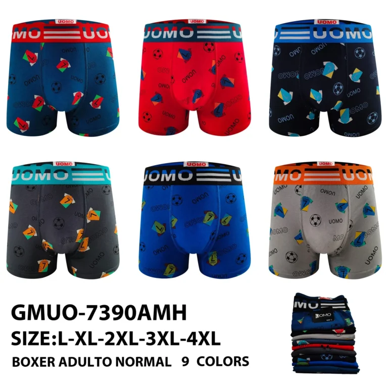 Stock colourways of the football shirt and ball print boxer brief GMUO-7390AMH