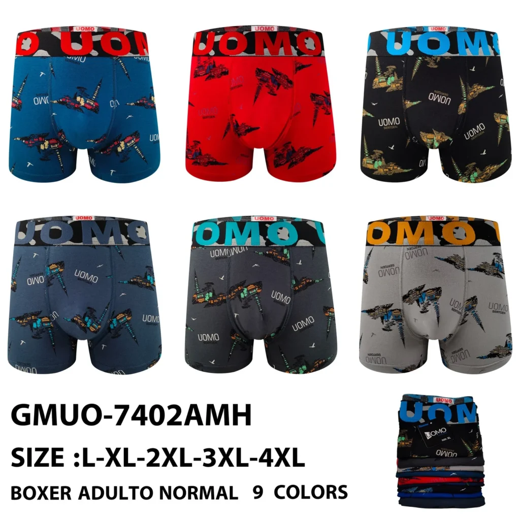Stock colourways of the fighter jet print boxer brief GMUO-7402AMH