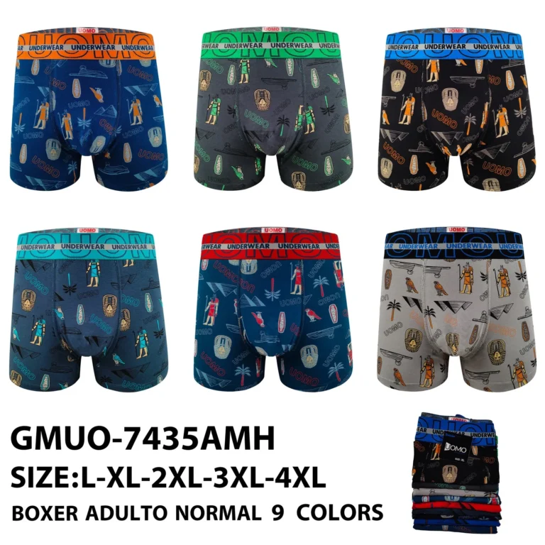Stock colourways of the ancient egypt gods print boxer brief GMUO-7435AMH