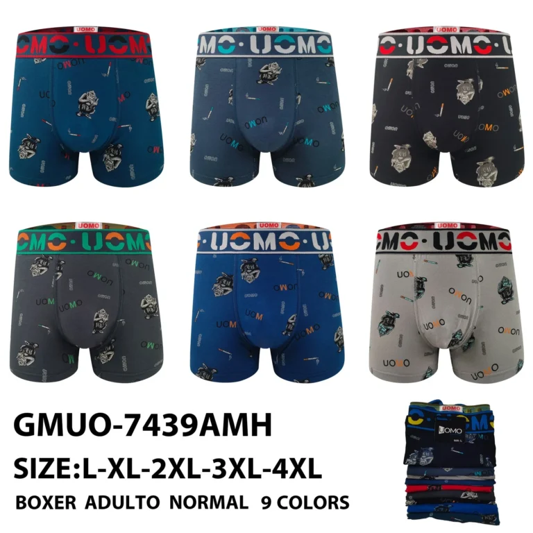 Stock colourways of the gorilla sketch print boxer brief GMUO-7439AMH