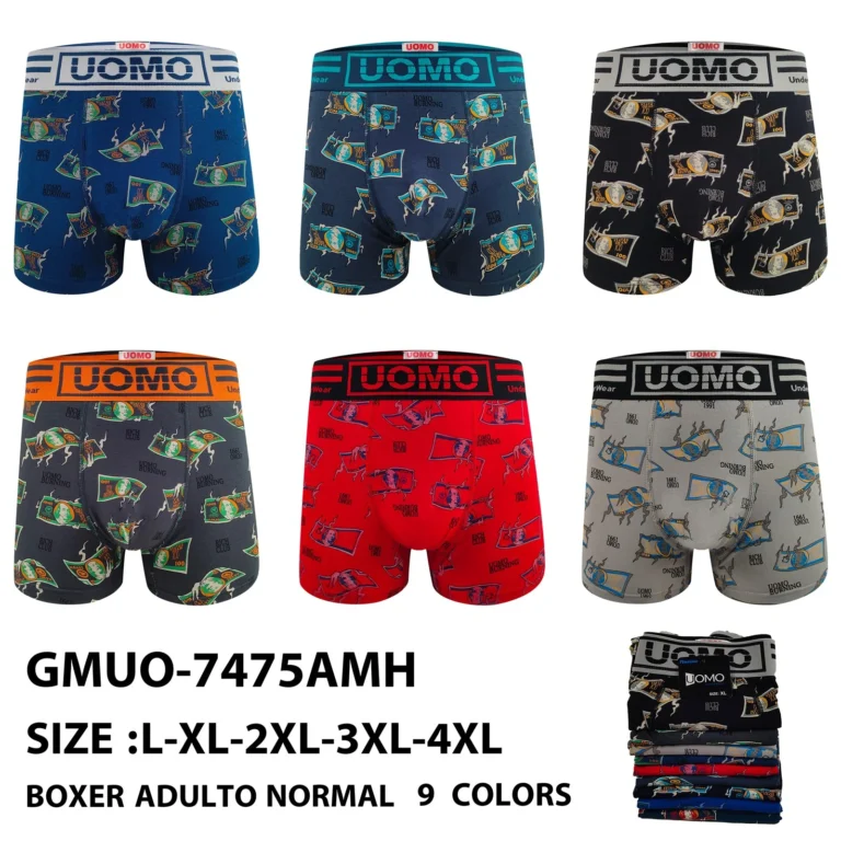 Stock colourways of the flying banknote print boxer brief GMUO-7475AMH