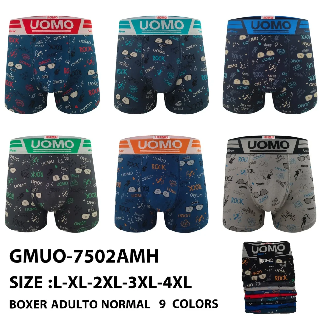Stock colourways of the rock and sunglasses print boxer brief GMUO-7502AMH