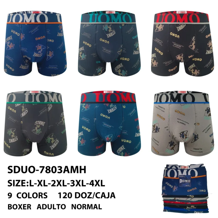 Stock colourways of the bowling strike print boxer brief SDUO-7803AMH
