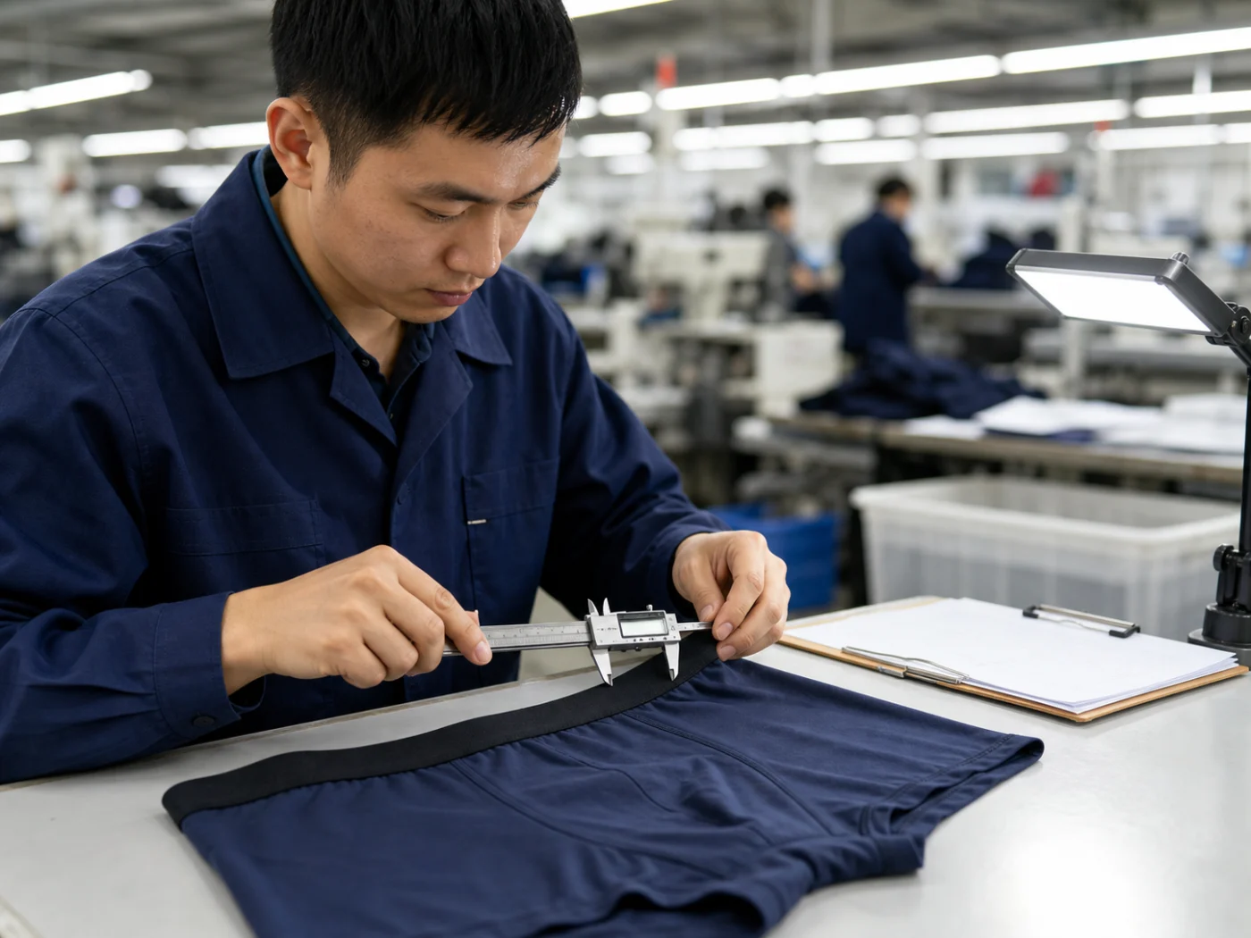Quality inspection and measurement review at the TENSUNG factory